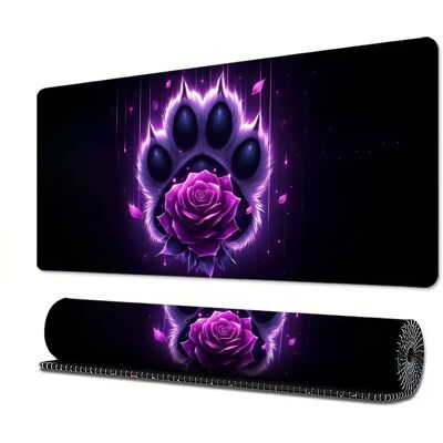 INF Floral Design Naturkautschuk Mauspad – Rutschfeste, erweiterte Gaming-Schreibtischunterlage Medium INF Floral Design Naturkautschuk Mauspad – Rutschfeste, erweiterte Gaming-Schreibtischunterlage Medium