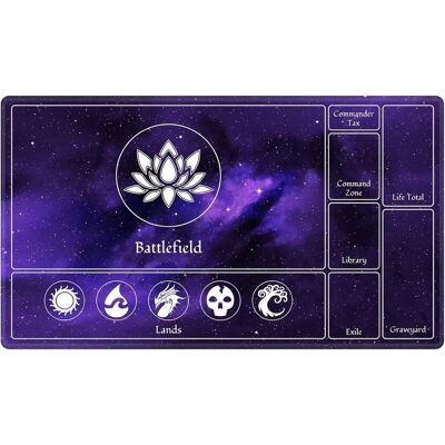 INF Starry Sky Series Gaming Mauspad (350x600x3mm) - Wasserdichte Gummi-Schreibtischunterlage für Zuhause, Büro und Gaming Violett INF Starry Sky Series Gaming Mauspad (350x600x3mm) - Wasserdichte Gummi-Schreibtischunterlage für Zuhause, Büro und Gaming Violett