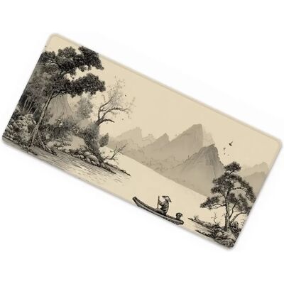 INF Chinesisches Gummigewebe-Mauspad 30cm x 60cm – gestepptem Rand, rutschfest, waschbar, hochfederndes Schreibtischunterlage INF Chinesisches Gummigewebe-Mauspad 30cm x 60cm – gestepptem Rand, rutschfest, waschbar, hochfederndes Schreibtischunterlage