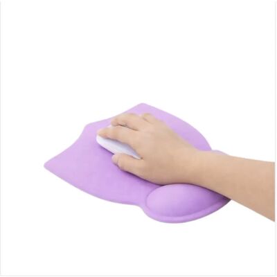 INF Lila Silikon-Mauspad mit Lycra-Handgelenkauflage – Ergonomische Tastatur-Handstütze, rutschfest, verschleißfest, für INF Lila Silikon-Mauspad mit Lycra-Handgelenkauflage – Ergonomische Tastatur-Handstütze, rutschfest, verschleißfest, für