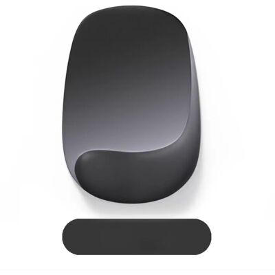 INF Ergonomisches Silikon-Mauspad mit Handgelenkstütze, rutschfeste Lycra-Oberfläche, komfortable Polsterung, mehrere Farben Schwarz INF Ergonomisches Silikon-Mauspad mit Handgelenkstütze, rutschfeste Lycra-Oberfläche, komfortable Polsterung, mehrere Farben Schwarz