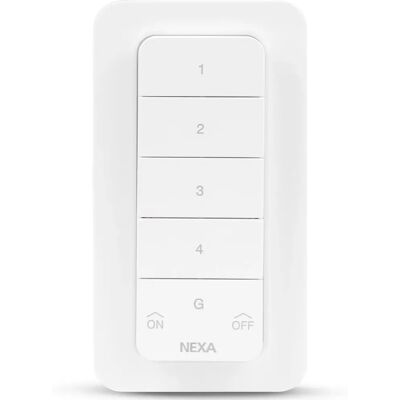Nexa MYCT-2107 Fernbedienung - 4-Kanal, Magnetische Befestigung - Indoor Nexa MYCT-2107 Fernbedienung - 4-Kanal, Magnetische Befestigung - Indoor