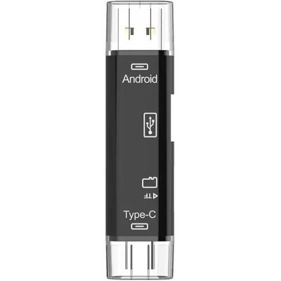INF 3-in-1 Kartenleser: USB 2.0, Type-C, SD/TF Kompatibilität INF 3-in-1 Kartenleser: USB 2.0, Type-C, SD/TF Kompatibilität