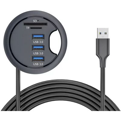 INF USB 3.0 Hub mit SD/TF-Kartenleser - 5 Ports INF USB 3.0 Hub mit SD/TF-Kartenleser - 5 Ports