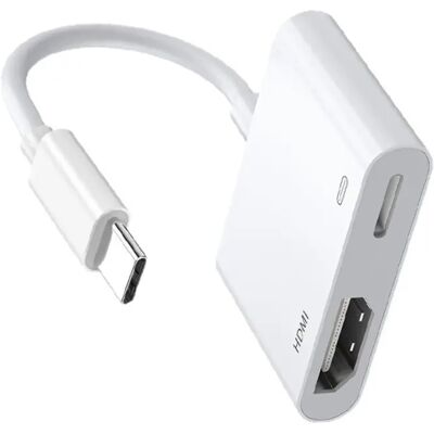 INF Type-C zu HDMI & Type-C Schnelllade 2-in-1 AV-Adapter mit SD/TF-Kartenleser, 4K 60Hz INF Type-C zu HDMI & Type-C Schnelllade 2-in-1 AV-Adapter mit SD/TF-Kartenleser, 4K 60Hz