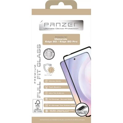 Motorola Edge 20 / Edge 20 Pro Schwarz Premium Full-Fit Glass Motorola Edge 20 / Edge 20 Pro Schwarz Premium Full-Fit Glass