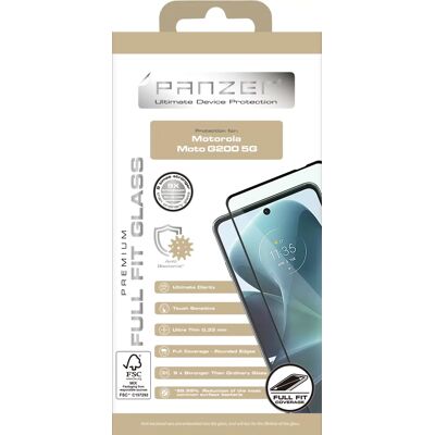 Motorola G200 5G Panzerglas Schwarz - Displayschutz Motorola G200 5G Panzerglas Schwarz - Displayschutz