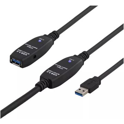 Deltaco USB3-1006 10m Aktives USB 3.2 Gen 1 Verlängerungskabel Deltaco USB3-1006 10m Aktives USB 3.2 Gen 1 Verlängerungskabel