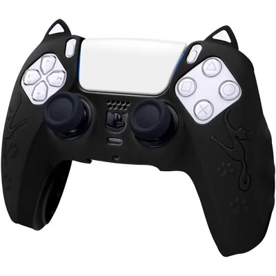 INF PS5 Silikonhülle mit Katzenmotiv – Schutzhülle für Controller, Weiß Schwarz INF PS5 Silikonhülle mit Katzenmotiv – Schutzhülle für Controller, Weiß Schwarz