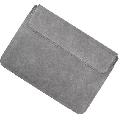INF Leder Laptop Hülle 13.3/14 Zoll - Multifunktionale Schutzhülle mit Kühlständer Grau INF Leder Laptop Hülle 13.3/14 Zoll - Multifunktionale Schutzhülle mit Kühlständer Grau
