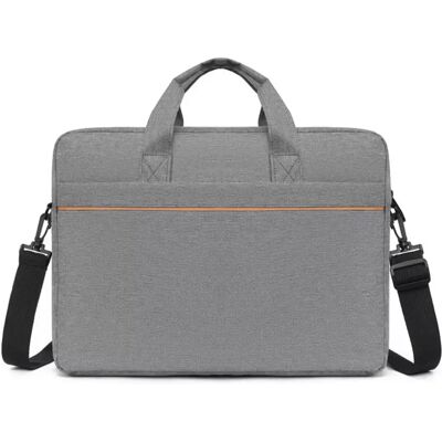 INF 15-16.1 inch Herren Business Laptop-Tasche - Oxford-Stoff leichte Aktentasche mit Organizer und Mehrfachfächern Grau INF 15-16.1 inch Herren Business Laptop-Tasche - Oxford-Stoff leichte Aktentasche mit Organizer und Mehrfachfächern Grau