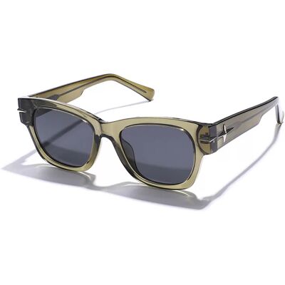 INF Trendige polarisierte Sonnenbrille mit Etui Grün INF Trendige polarisierte Sonnenbrille mit Etui Grün