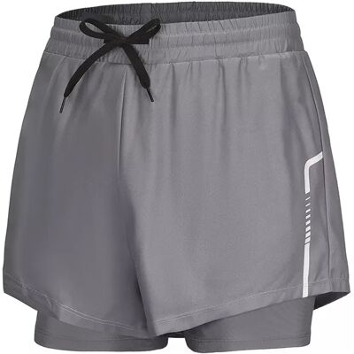 INF Herren Doppel-Lagen Badehose - Grau, Schnelltrocknend XL INF Herren Doppel-Lagen Badehose - Grau, Schnelltrocknend XL