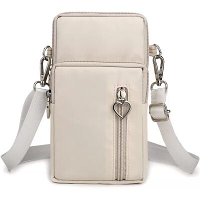 INF Modell M Crem Schultertasche - Schultertasche INF Modell M Crem Schultertasche - Schultertasche