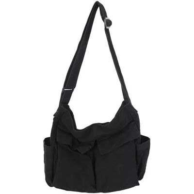 INF Vintage Canvas Tote Bag - Große Schultertasche INF Vintage Canvas Tote Bag - Große Schultertasche