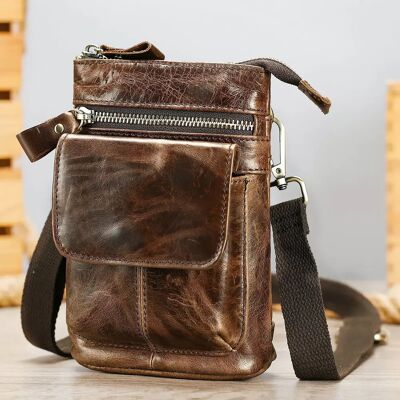 INF Echte Leder Umhängetasche Schultertasche für Herren INF Echte Leder Umhängetasche Schultertasche für Herren
