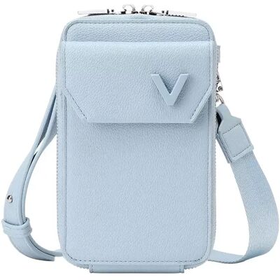 INF Minimalistische tragbare PU-Leder-Umhängetasche – Kompakte Crossbody-Handytasche Blau INF Minimalistische tragbare PU-Leder-Umhängetasche – Kompakte Crossbody-Handytasche Blau