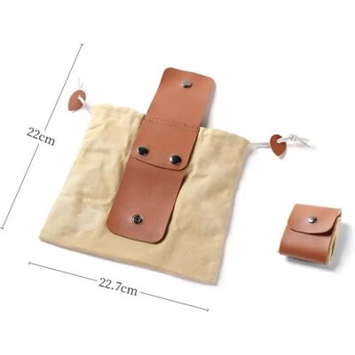 INF Faltbare Werkzeugtasche aus Canvas – PU-beschichtetes, gewachstes Canvas, große, faltbare und tragbare Werkzeugtasche mit Khaki INF Faltbare Werkzeugtasche aus Canvas – PU-beschichtetes, gewachstes Canvas, große, faltbare und tragbare Werkzeugtasche mit Khaki