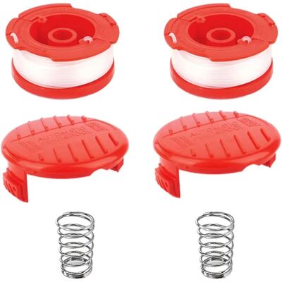 INF Trimmerfaden Spulen-Kit – 2 Spulen, 1 Abdeckung und 1 Feder, kompatibel mit Craftsman Trimmern INF Trimmerfaden Spulen-Kit – 2 Spulen, 1 Abdeckung und 1 Feder, kompatibel mit Craftsman Trimmern