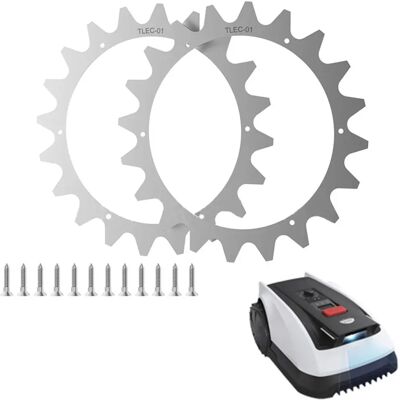 INF Anti-Rutsch-Traktionsspikes für Roboter-Rasenmäher, kaltgewalzter Stahl, Silber, kompatibel mit Ecovacs GOAT A, GOAT O, INF Anti-Rutsch-Traktionsspikes für Roboter-Rasenmäher, kaltgewalzter Stahl, Silber, kompatibel mit Ecovacs GOAT A, GOAT O,