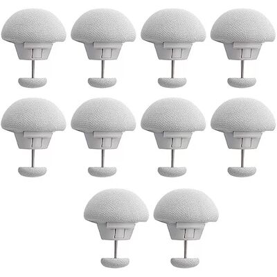 INF Pilz Bettdeckenclips - 10er Set, Rutschfeste Bettbezug-Befestigungen, Wiederverwendbare Bettwäschehalter INF Pilz Bettdeckenclips - 10er Set, Rutschfeste Bettbezug-Befestigungen, Wiederverwendbare Bettwäschehalter