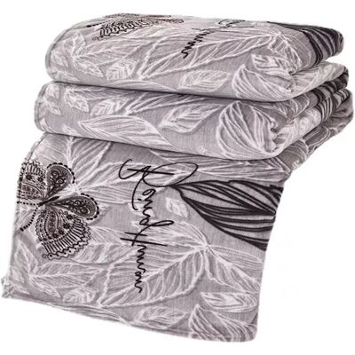 INF Graue Flanell-Fleece-Decke - Weicher, warmer und gemütlicher Überwurf für alle Jahreszeiten L INF Graue Flanell-Fleece-Decke - Weicher, warmer und gemütlicher Überwurf für alle Jahreszeiten L