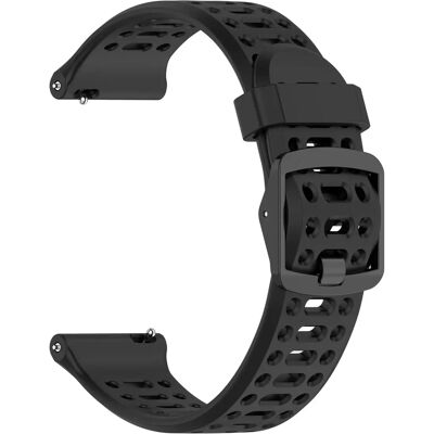 INF COROS Uhr mit zweifarbigem Silikonarmband Schwarz 22 mm INF COROS Uhr mit zweifarbigem Silikonarmband Schwarz 22 mm