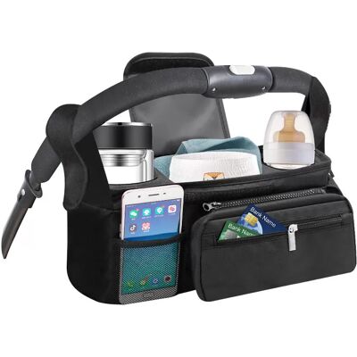 INF Kinderwagen Organizer Tasche - Universelle Kinderwagen Zubehör Aufbewahrung INF Kinderwagen Organizer Tasche - Universelle Kinderwagen Zubehör Aufbewahrung