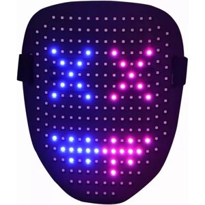 INF USB Wiederaufladbare LED Maske mit Gestensteuerung - Halloween Party Maske INF USB Wiederaufladbare LED Maske mit Gestensteuerung - Halloween Party Maske