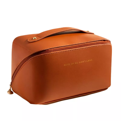 INF Make-up Tasche - Geräumige Kulturbeutel Braun INF Make-up Tasche - Geräumige Kulturbeutel Braun