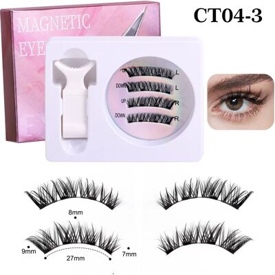 INF Magnetische Wimpern einfach anzuwendende künstliche Wimpern mit Applikator Modell 6 INF Magnetische Wimpern einfach anzuwendende künstliche Wimpern mit Applikator Modell 6