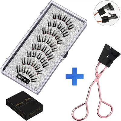INF Magnetische Wimpern 8 Stück 2 Paare MB11K-5 - Einfache Anwendung INF Magnetische Wimpern 8 Stück 2 Paare MB11K-5 - Einfache Anwendung