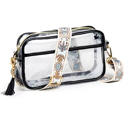 INF Transparente PVC-Kosmetiktasche - Stilvoller Reiseorganizer INF Transparente PVC-Kosmetiktasche - Stilvoller Reiseorganizer