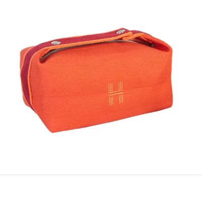 INF Tragbare Premium-Kosmetiktasche – Große Kapazität für Toilettenartikel Orange INF Tragbare Premium-Kosmetiktasche – Große Kapazität für Toilettenartikel Orange
