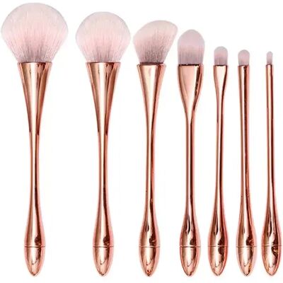 INF Rosegold & Pink Weißes Make-up Pinselset - 10 Stück mit Rosa Beutel INF Rosegold & Pink Weißes Make-up Pinselset - 10 Stück mit Rosa Beutel