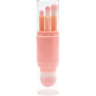 INF 5-in-1 Tragbares Make-up Pinselset - Multifunktionales Beauty-Tool Rosa INF 5-in-1 Tragbares Make-up Pinselset - Multifunktionales Beauty-Tool Rosa