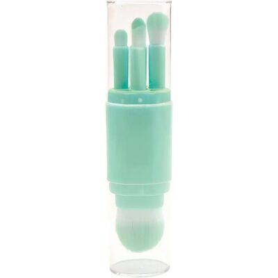 INF 5-in-1 Tragbares Make-up Pinselset - Multifunktionales Beauty-Tool Grün INF 5-in-1 Tragbares Make-up Pinselset - Multifunktionales Beauty-Tool Grün