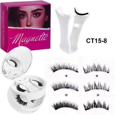 INF Magnetische Wimpern Kit - Wiederverwendbar, ohne Kleber, einfache Anwendung für atemberaubende Looks INF Magnetische Wimpern Kit - Wiederverwendbar, ohne Kleber, einfache Anwendung für atemberaubende Looks