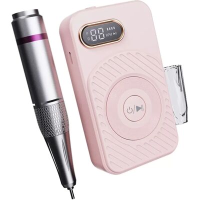INF Professionelle wiederaufladbare 45000 U/min elektrische Nagelfeile mit LCD-Display Rosa INF Professionelle wiederaufladbare 45000 U/min elektrische Nagelfeile mit LCD-Display Rosa