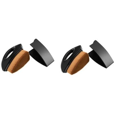 INF Eisengriff Foundation-Pinsel Schwarz - Hohe Deckkraft Synthetische Fasern Make-up-Pinsel INF Eisengriff Foundation-Pinsel Schwarz - Hohe Deckkraft Synthetische Fasern Make-up-Pinsel