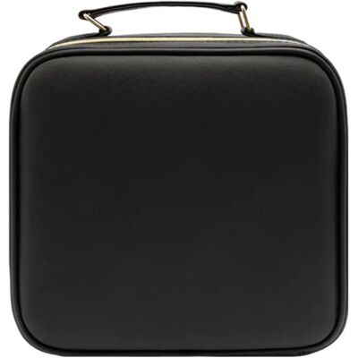 INF LED Make-up-Tasche – Tragbarer Reise-Kosmetik-Organizer mit dimmbarem, USB-wiederaufladbarem LED-Spiegel und großem Stauraum Schwarz INF LED Make-up-Tasche – Tragbarer Reise-Kosmetik-Organizer mit dimmbarem, USB-wiederaufladbarem LED-Spiegel und großem Stauraum Schwarz