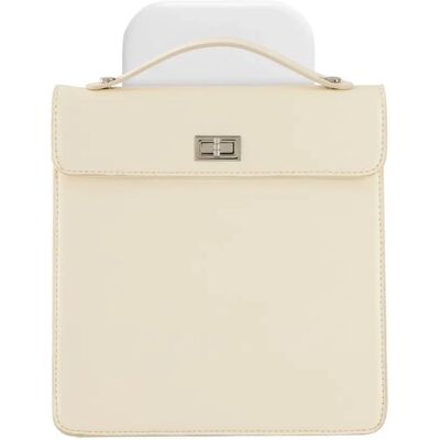 INF LED-Schminktasche – Tragbare Kosmetiktasche mit 3-Farben dimmbarer LED, klappbarem Magnetständer, wasserabweisender Beige INF LED-Schminktasche – Tragbare Kosmetiktasche mit 3-Farben dimmbarer LED, klappbarem Magnetständer, wasserabweisender Beige