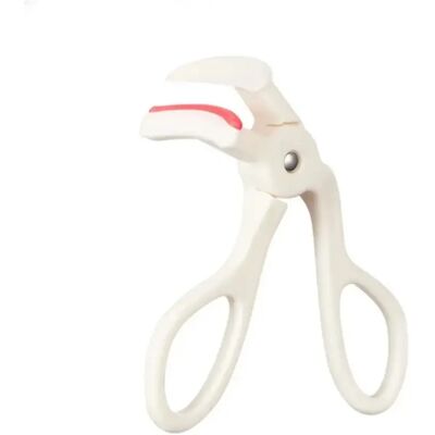 INF Teilweise Wimpernzange - Mini tragbare Off-White Zange für präzisen Schwung, Pad-Farbe zufällig, ideal für Anfänger model 2 INF Teilweise Wimpernzange - Mini tragbare Off-White Zange für präzisen Schwung, Pad-Farbe zufällig, ideal für Anfänger model 2