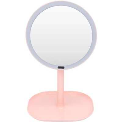 INF Infrarot-Sensor LED Schminkspiegel – berührungsloser, netzbetriebener Tischspiegel mit 360° Verstellung, HD-verspiegeltem INF Infrarot-Sensor LED Schminkspiegel – berührungsloser, netzbetriebener Tischspiegel mit 360° Verstellung, HD-verspiegeltem