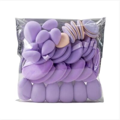 INF 35-teiliges Make-up-Schwamm- und Puderquasten-Set – hydrophiles Polyurethan für gleichmäßige Foundation-, Cushion- und Violett INF 35-teiliges Make-up-Schwamm- und Puderquasten-Set – hydrophiles Polyurethan für gleichmäßige Foundation-, Cushion- und Violett
