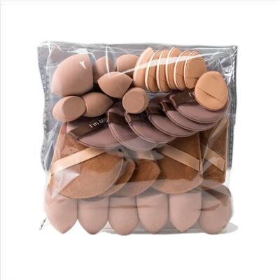 INF 35-teiliges Make-up-Schwamm- und Puderquasten-Set – hydrophiles Polyurethan für gleichmäßige Foundation-, Cushion- und Kaffee INF 35-teiliges Make-up-Schwamm- und Puderquasten-Set – hydrophiles Polyurethan für gleichmäßige Foundation-, Cushion- und Kaffee