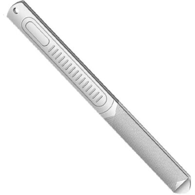 INF Edelstahl 4-seitige Nagelfeile 18cm — doppelseitiges Metall-Maniküre- und Pediküre-Werkzeug für dicke und harte Zehennägel INF Edelstahl 4-seitige Nagelfeile 18cm — doppelseitiges Metall-Maniküre- und Pediküre-Werkzeug für dicke und harte Zehennägel