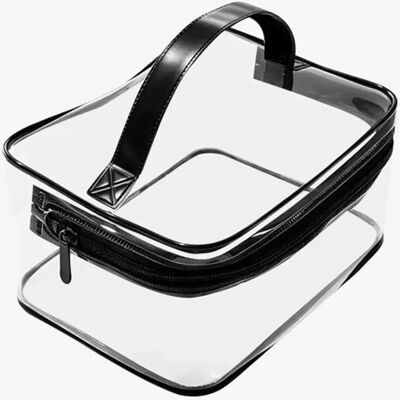 INF PVC-Kosmetiktasche - faltbar, spritzwassergeschützt mit Reißverschluss, Reise-Organizer, Klein 20cm x 15cm x 9cm INF PVC-Kosmetiktasche - faltbar, spritzwassergeschützt mit Reißverschluss, Reise-Organizer, Klein 20cm x 15cm x 9cm