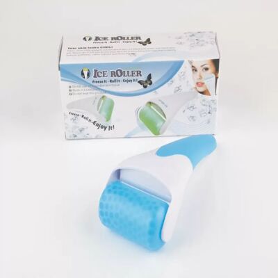 INF Ice Roller Gesichts- und Körpermassage Roller – ABS kühlender Cryo-Roller mit Mikronadelroller Blau INF Ice Roller Gesichts- und Körpermassage Roller – ABS kühlender Cryo-Roller mit Mikronadelroller Blau