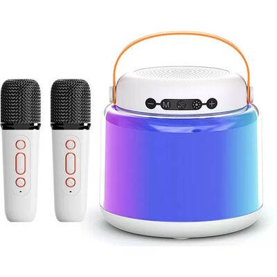 INF Y8 Dual-Mikrofon-Karaoke-Maschine mit Bluetooth-Lautsprecher INF Y8 Dual-Mikrofon-Karaoke-Maschine mit Bluetooth-Lautsprecher